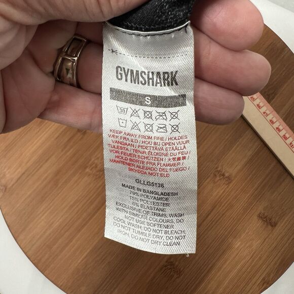 Gymshark Adapt Animal Leopard Black High Waisted Sports Leggings Size Small - Picture 7 of 7